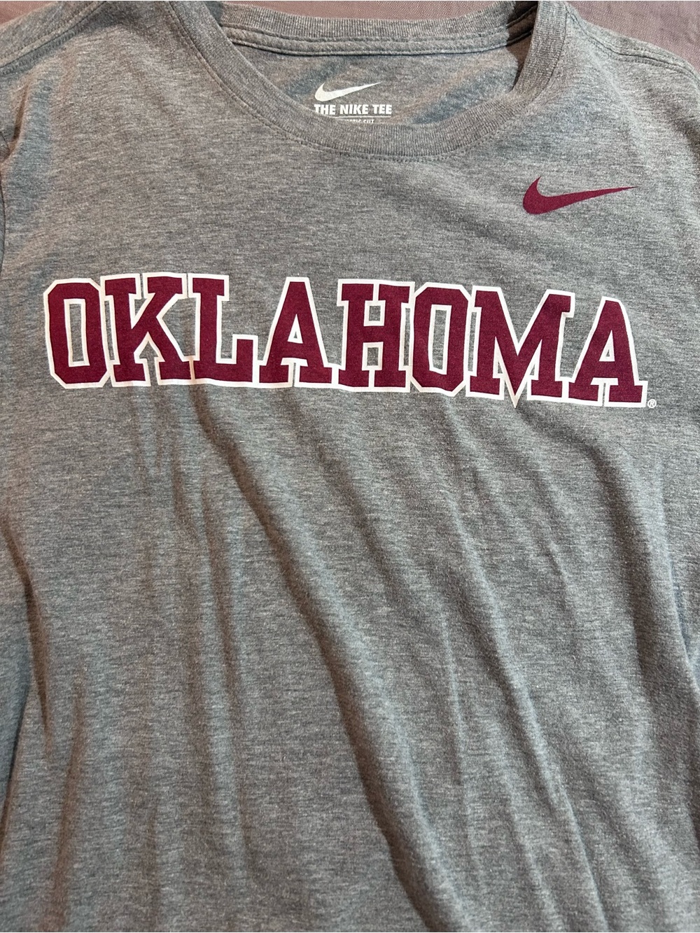 Nike Oklahoma Grey Men Tee